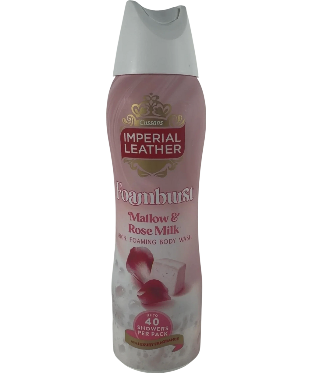 imperial leather imperial Leather Foamburst Mallow & Rose Milk Body Wash, size 200ml — front