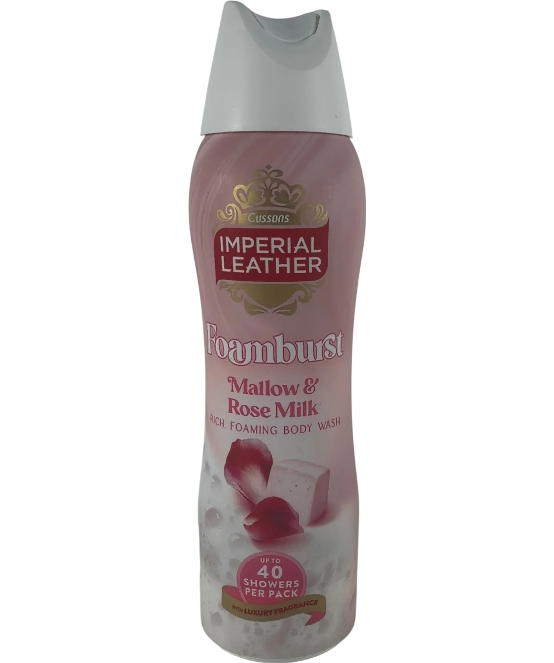 imperial leather imperial Leather Foamburst Mallow & Rose Milk Body Wash, size 200ml — front