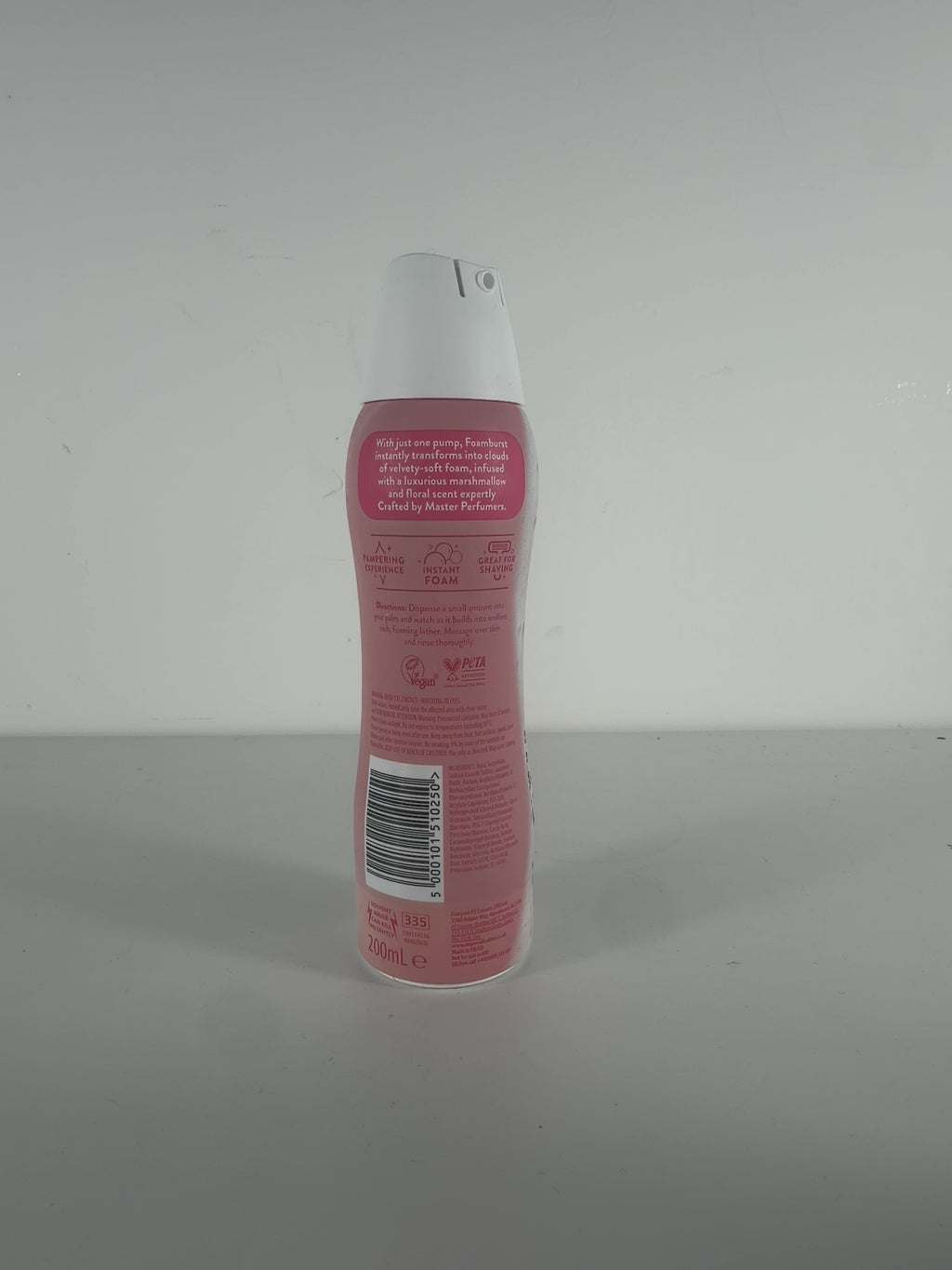imperial leather imperial Leather Foamburst Mallow & Rose Milk Body Wash, size 200ml — back