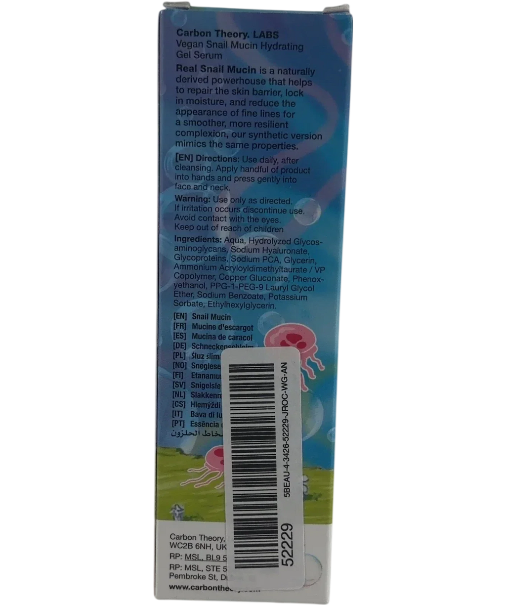carbon theory Carbon Theory x SpongeBob Gary Goo Hydrating Gel Serum, size 50ml — back