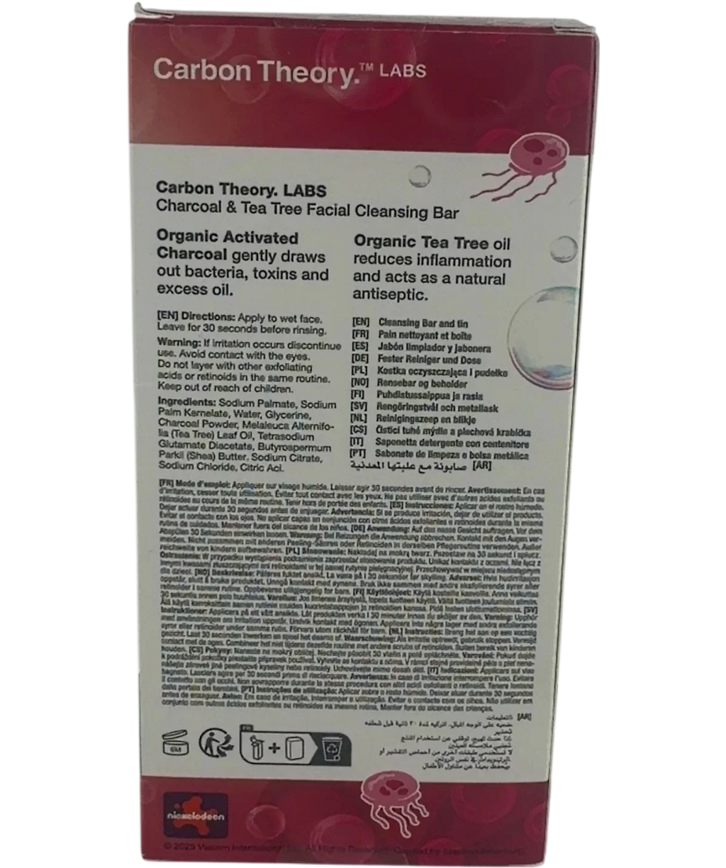 carbon theory Carbon Theory x SpongeBob Cleansing Bar & Travel Tin, size 80g — back