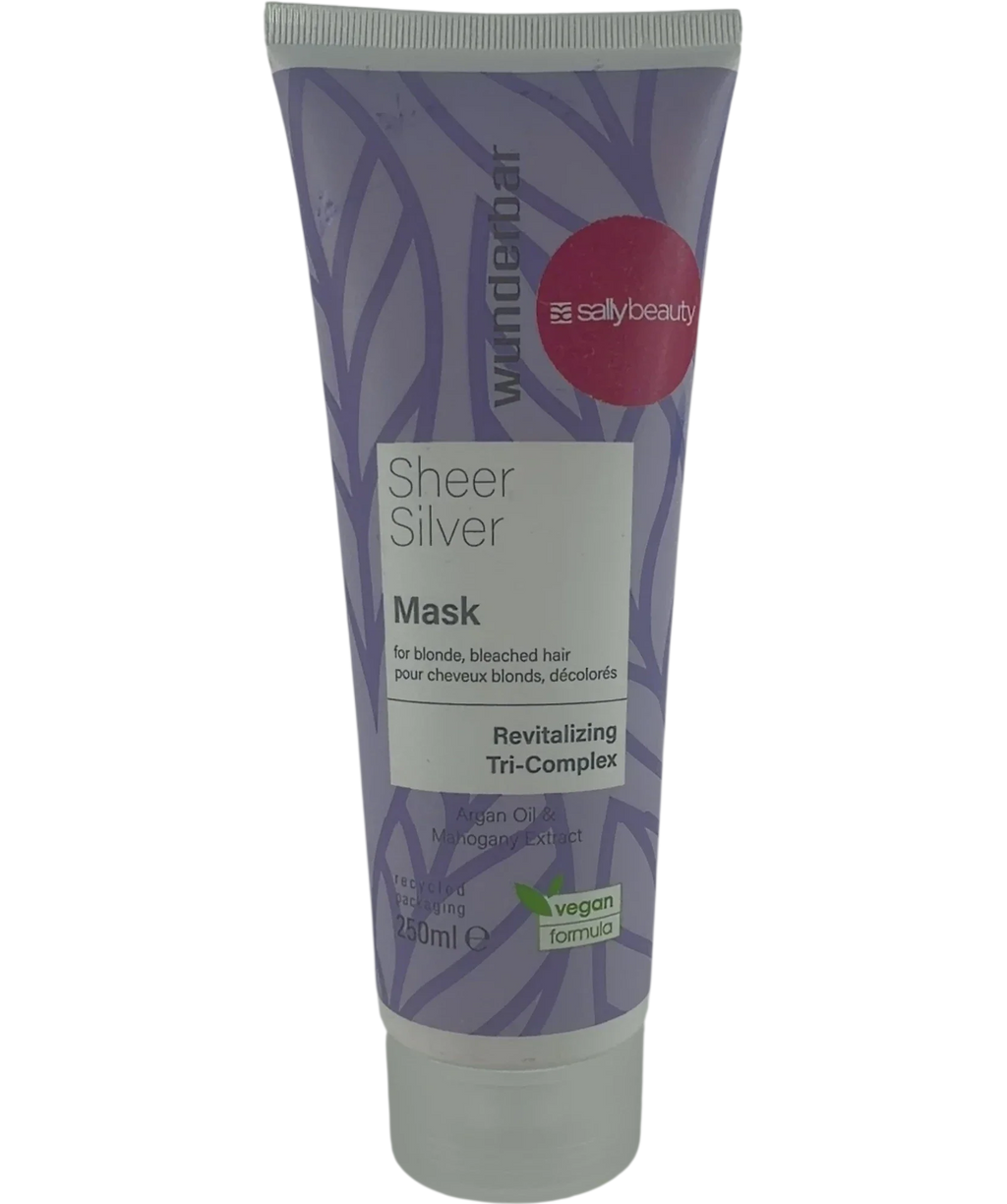 Wunderbar Wunderbar Vegan Sheer Silver Colour Protect Mask, size 250ml — front