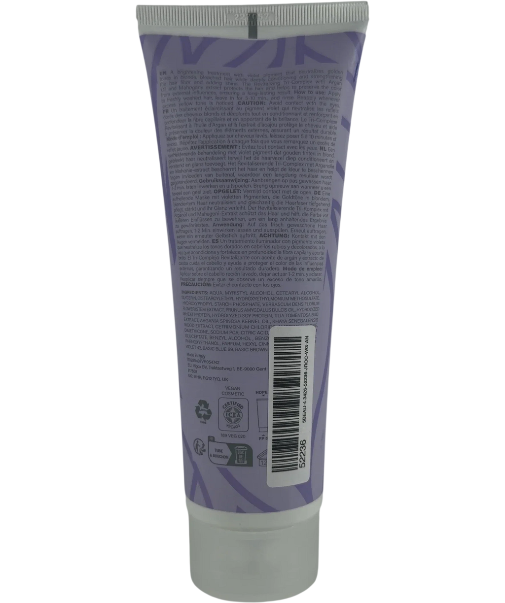 Wunderbar Wunderbar Vegan Sheer Silver Colour Protect Mask, size 250ml — back