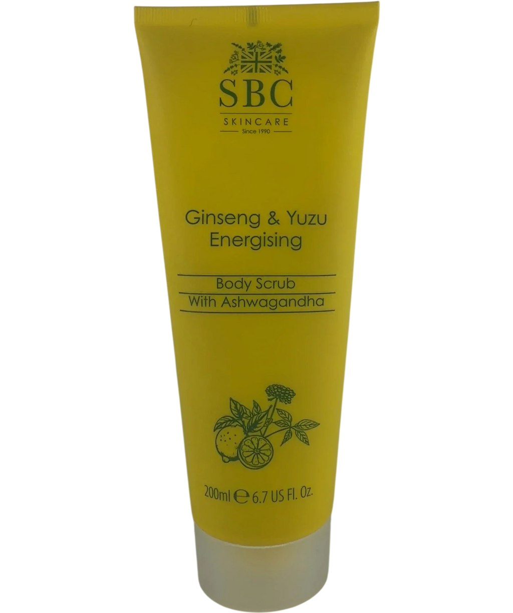 SBC SBC Skincare Ginseng & Yuzu Energising Body Scrub, size 200ml — front