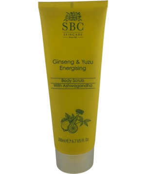 SBC Skincare Ginseng & Yuzu Energising Body Scrub 200ml