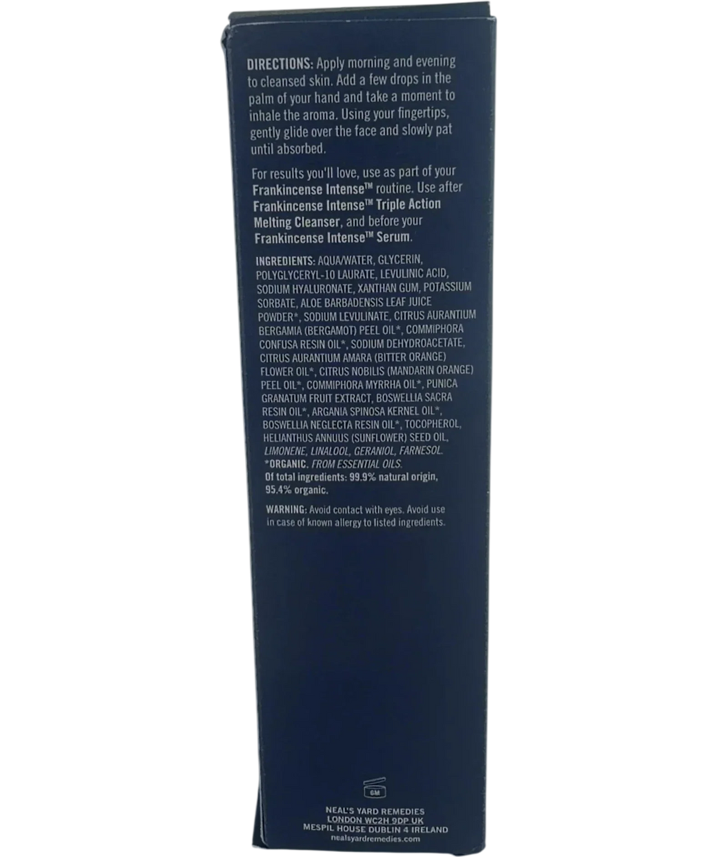 Neal's Yard Frankincense Intense Hydrating Essence, size 100ml — back