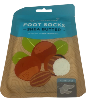 Superdrug Shea Butter Moisturising Foot Socks One size
