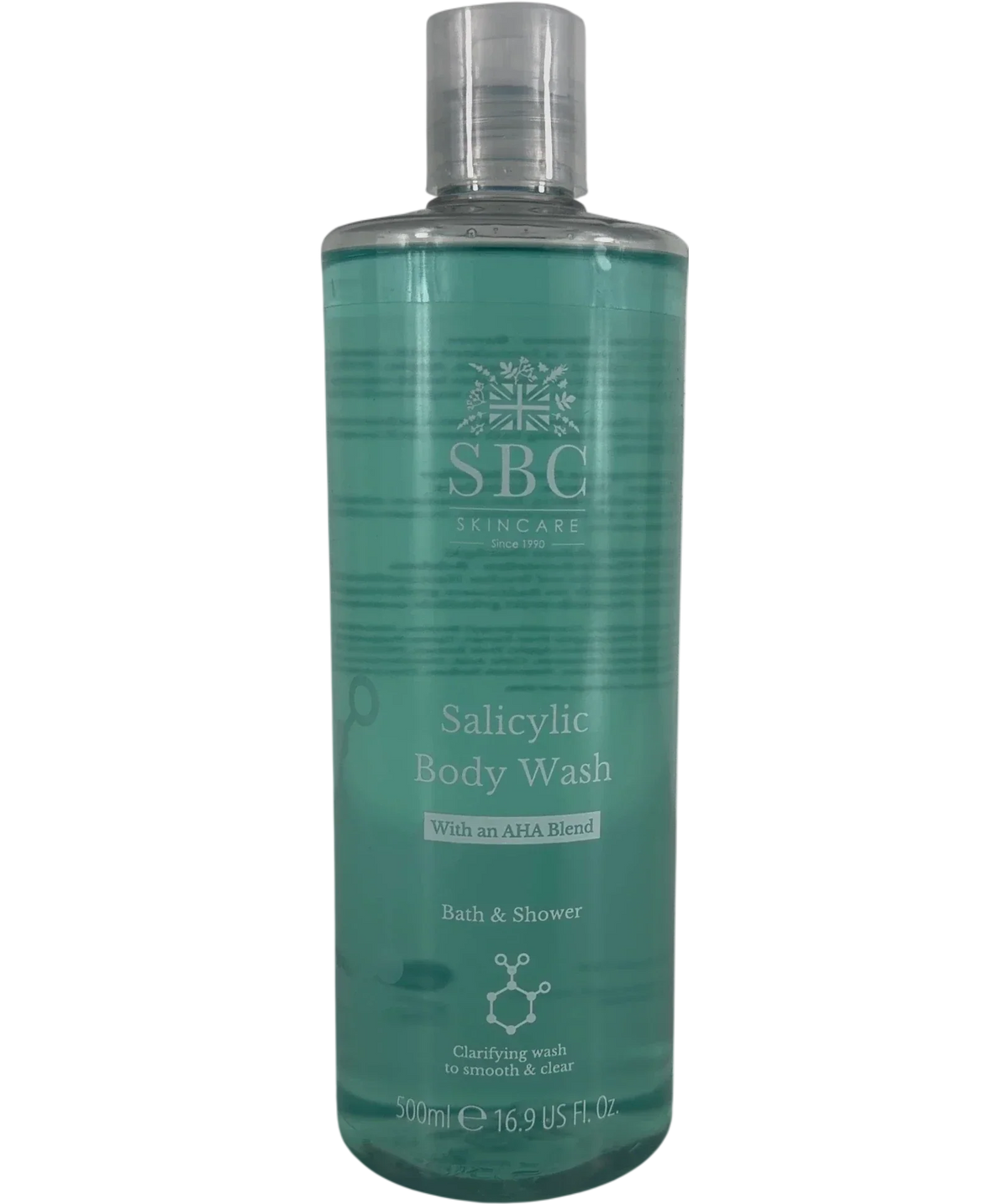 SBC SBC Skincare Salicylic Body Wash With an AHA Blend, size 500ml — front