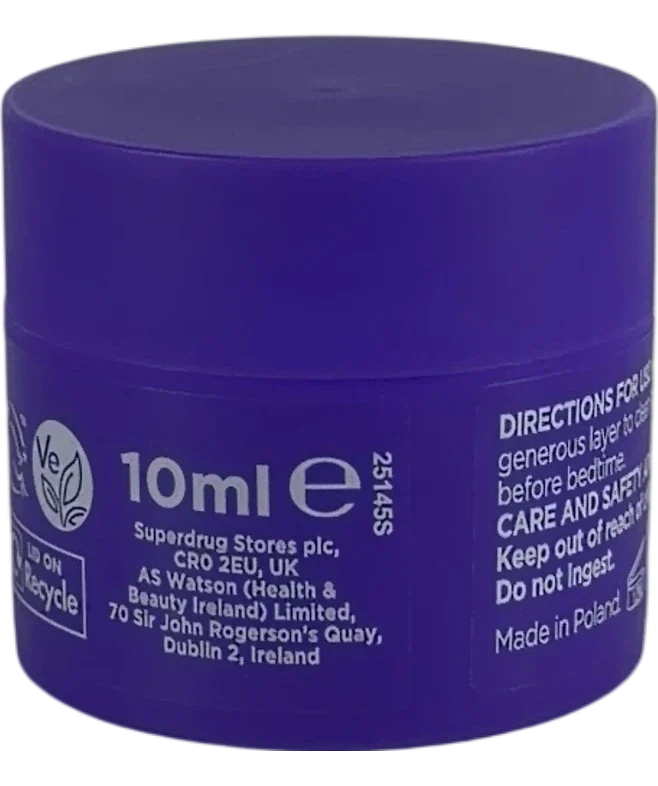 Superdrug Superdrug Nourishing Sleeping Lip Mask Grape, size 10ml — back