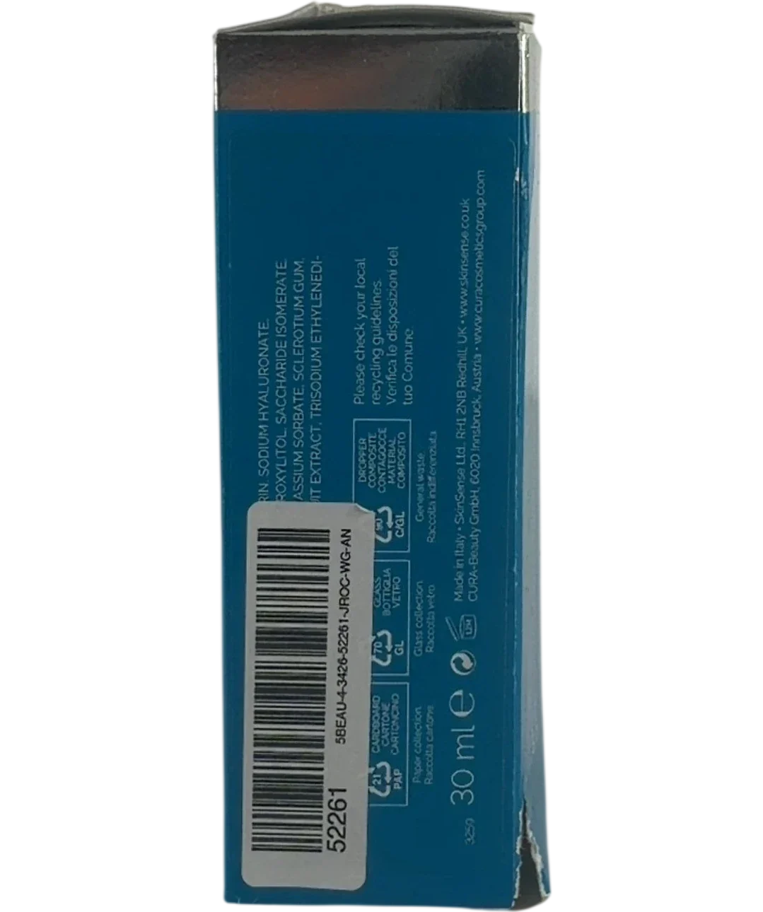 Skinsense Hydranet Plus Hyaluronic Acid Serum 30ml — Back