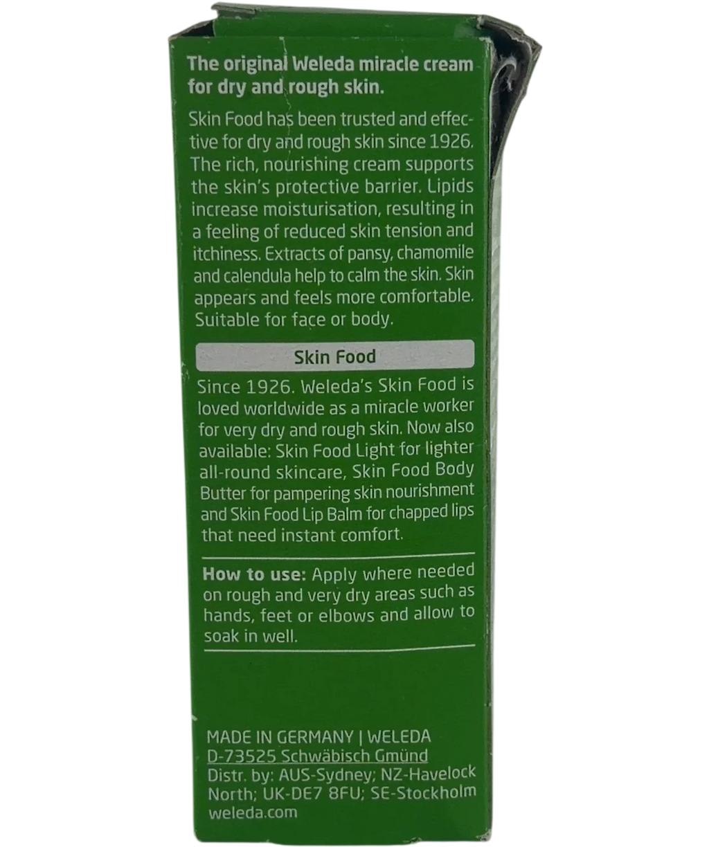 Weleda Weleda Skin Food Original Moisturiser, size 30ml — back