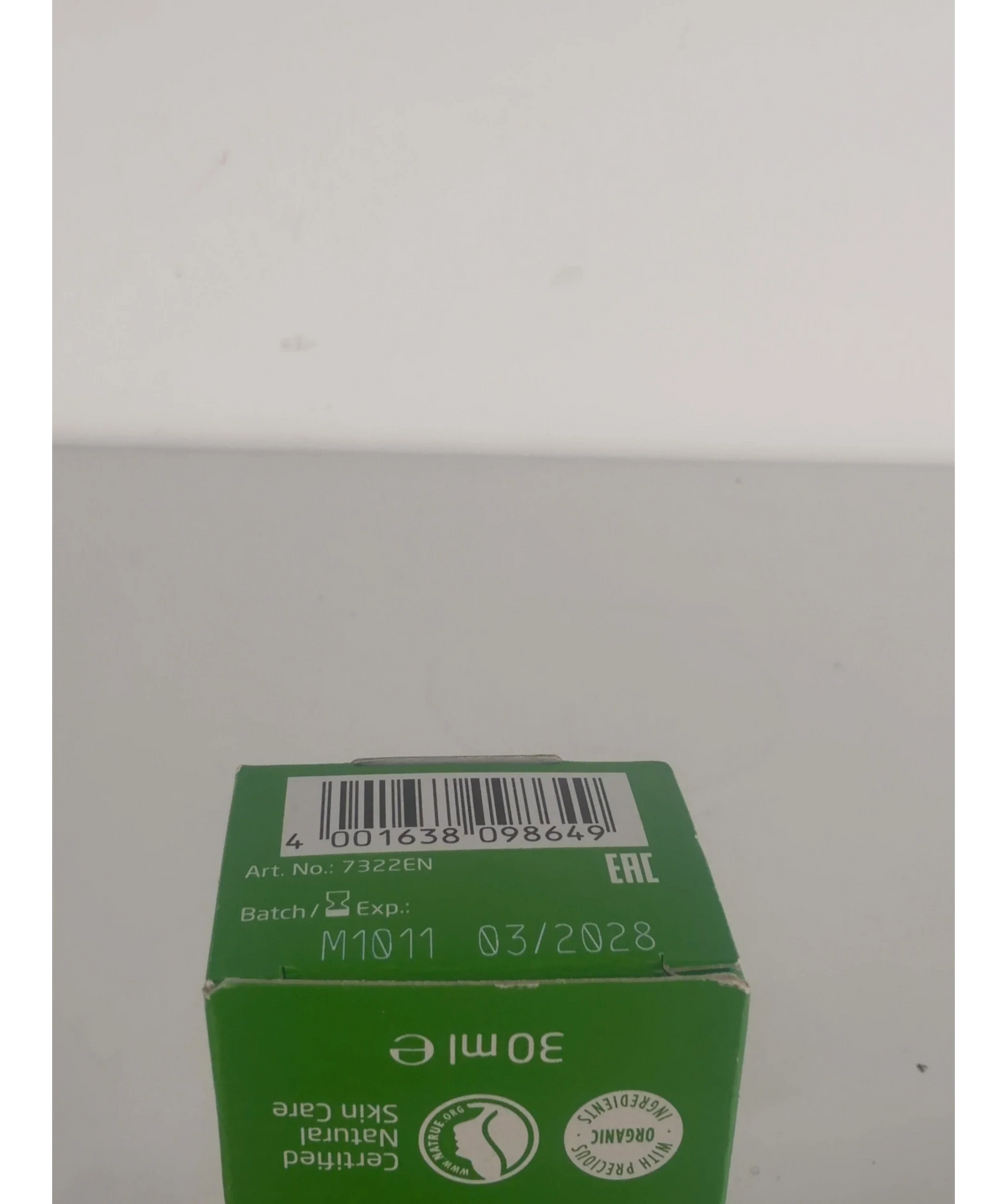 Weleda Skin Food Original Moisturiser 30ml — Batch number or expiry date