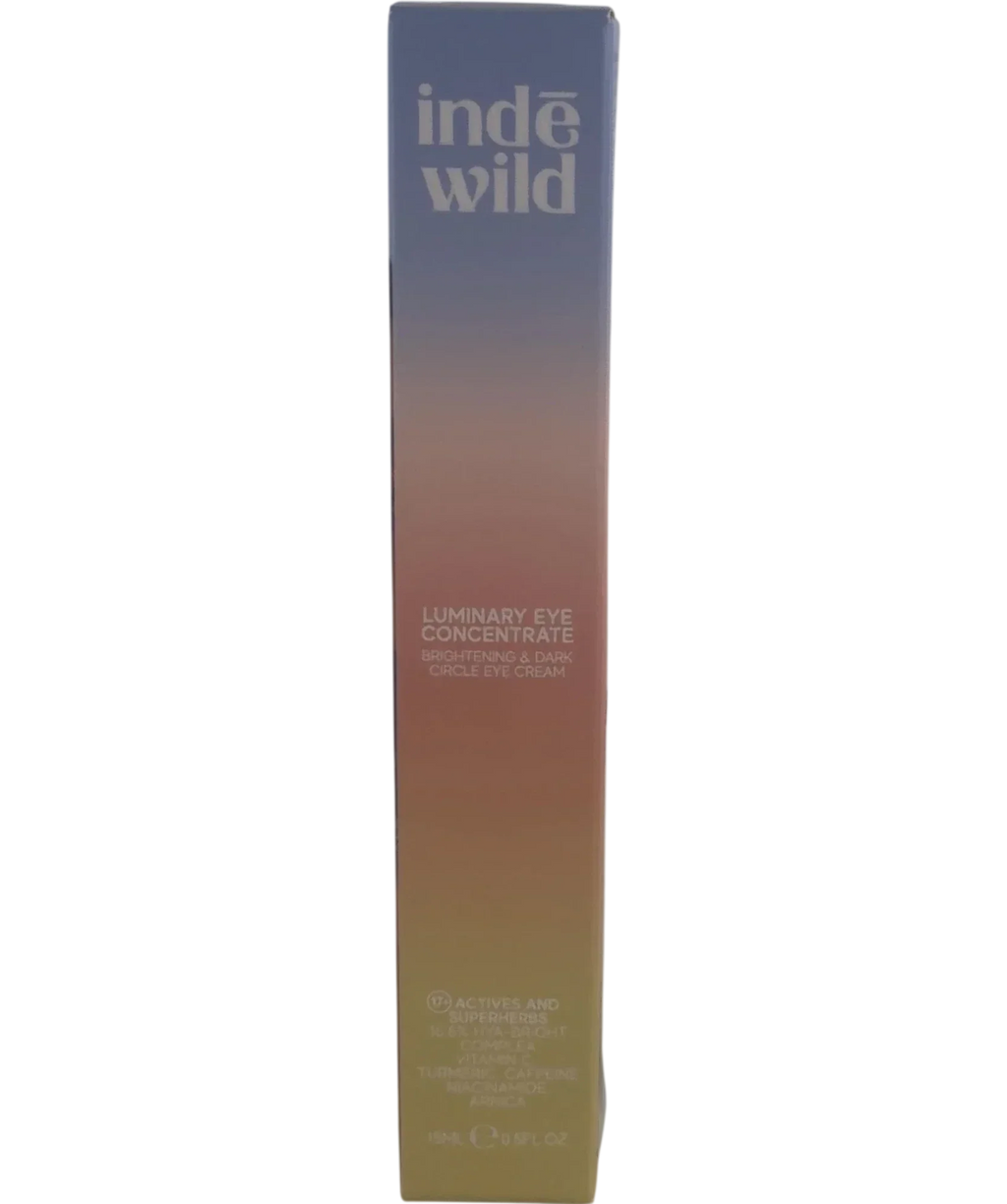inde wild indē wild Luminary Eye Concentrate Brightening Eye Cream, size 15ml — front
