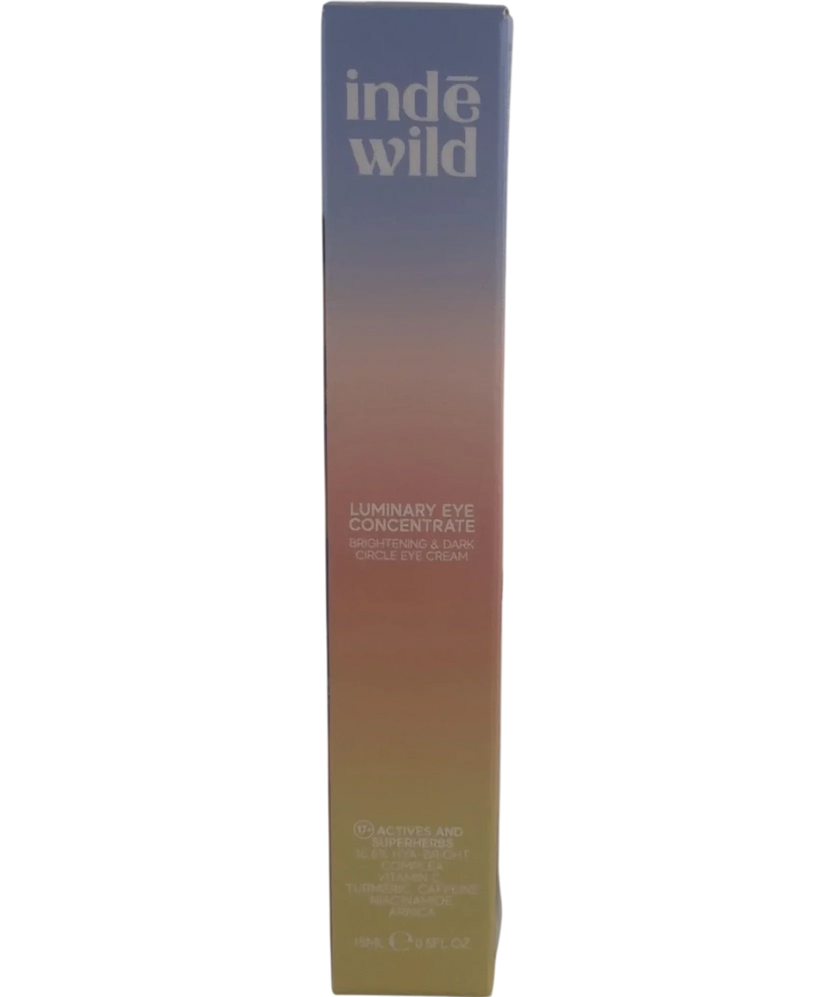 inde wild indē wild Luminary Eye Concentrate Brightening Eye Cream, size 15ml — front
