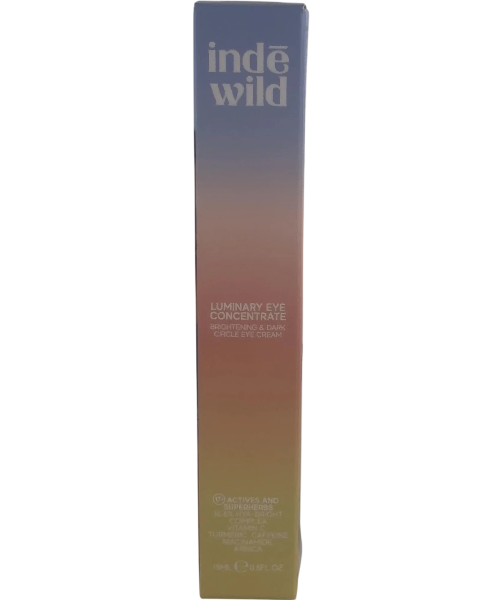 inde wild indē wild Luminary Eye Concentrate Brightening Eye Cream, size 15ml — front