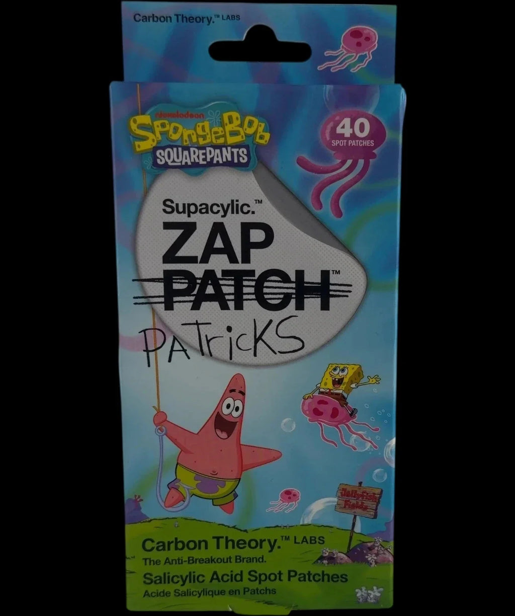 carbon theory Carbon Theory x SpongeBob Supacylic Zap Patch Patricks 40 Patches, size X40 — detail