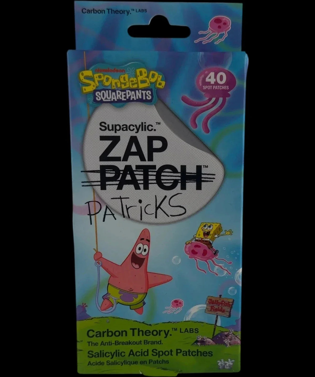 carbon theory Carbon Theory x SpongeBob Supacylic Zap Patch Patricks 40 Patches, size X40 — detail