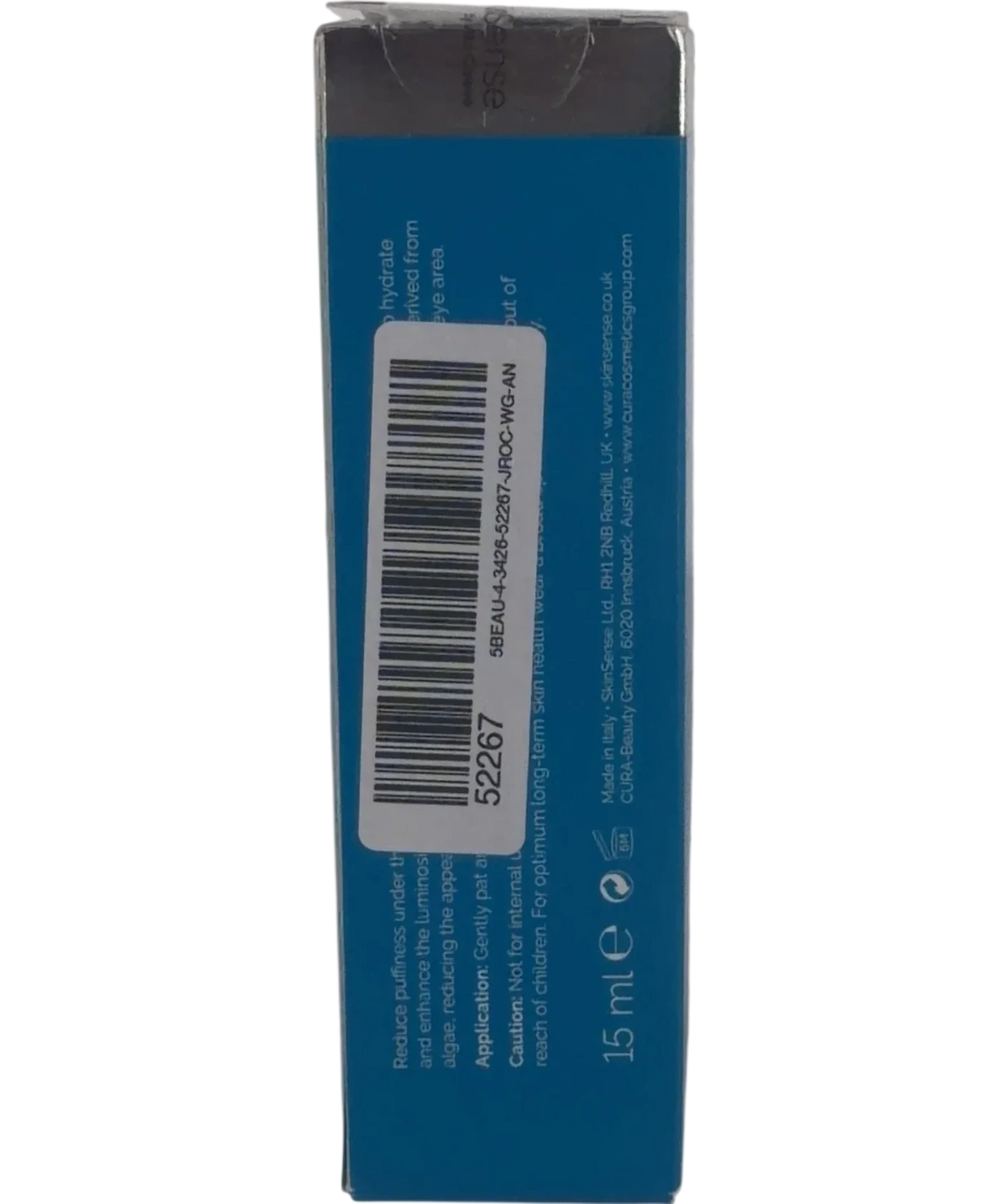 skinsense skinSense Hydranet Plus Eye Concentrate, size 15ml — back