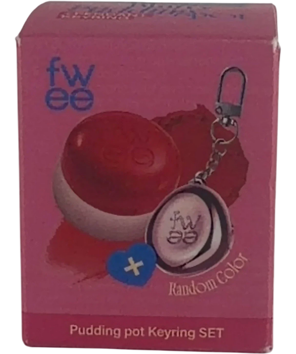 fwee HURT QC fwee Lip & Cheek Blurry Pudding Pot Keyring Set, size 5g — front