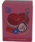 fwee HURT QC fwee Lip & Cheek Blurry Pudding Pot Keyring Set, size 5g — front