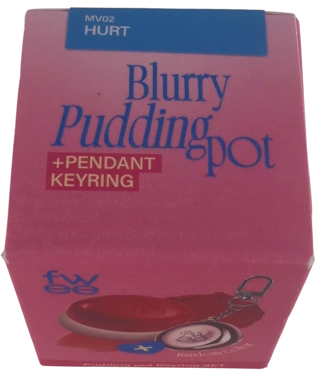 fwee HURT QC fwee Lip & Cheek Blurry Pudding Pot Keyring Set, size 5g — back