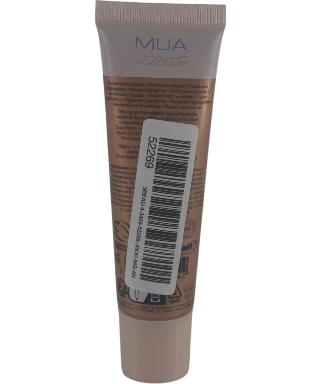 MUA golden goddess Glow Drops Liquid Highlighter Golden Goddess, size 30ml — back