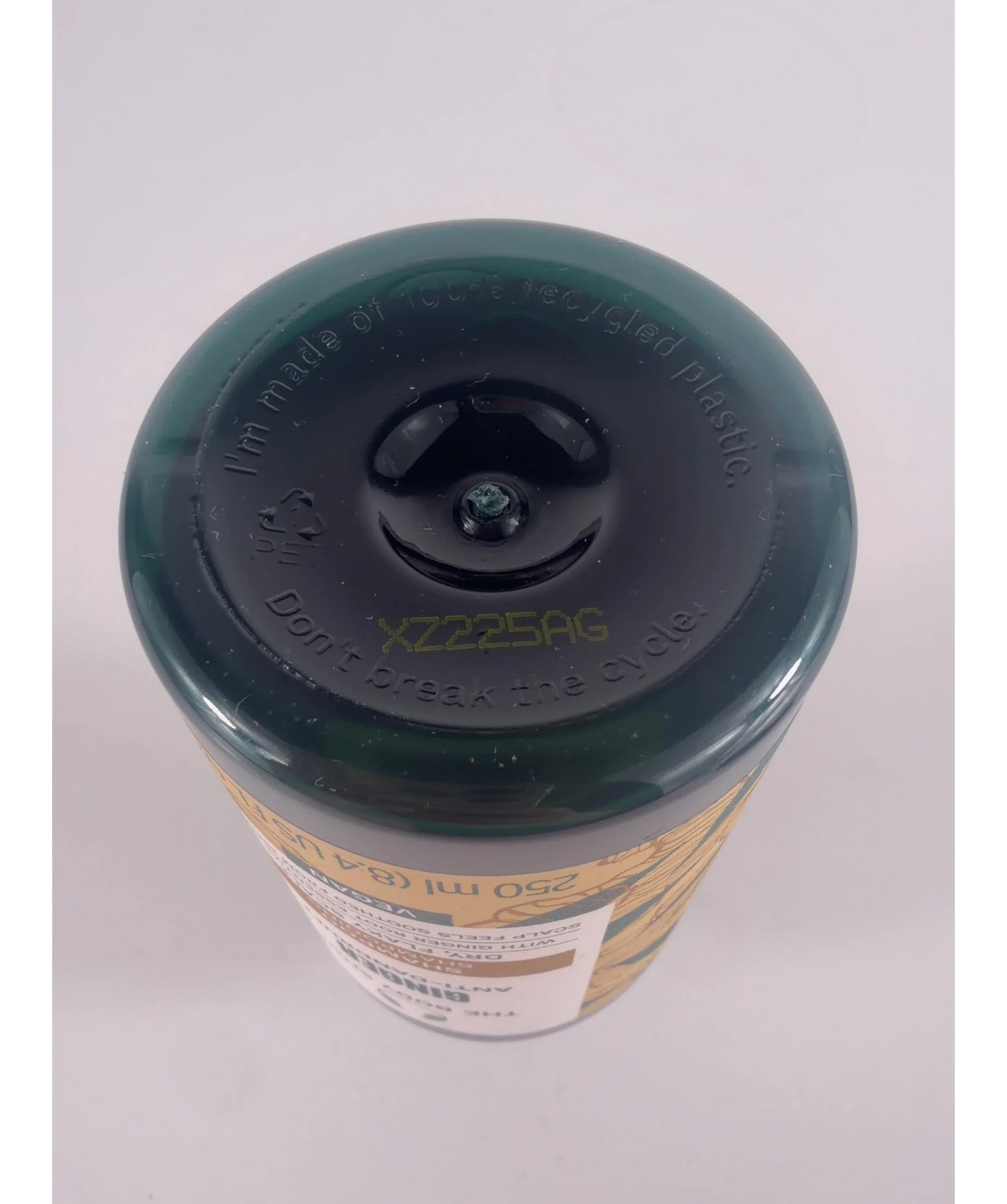 The Body Shop Ginger Anti-dandruff Shampoo 250ml — Batch number or expiry date