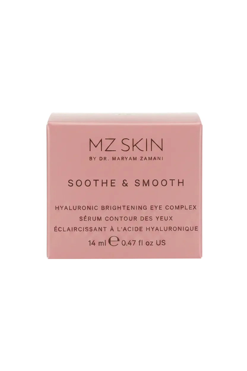 MZ Skin MZ Skin Soothe & Smooth Hyaluronic Brightening Eye Complex, size 14ml — front