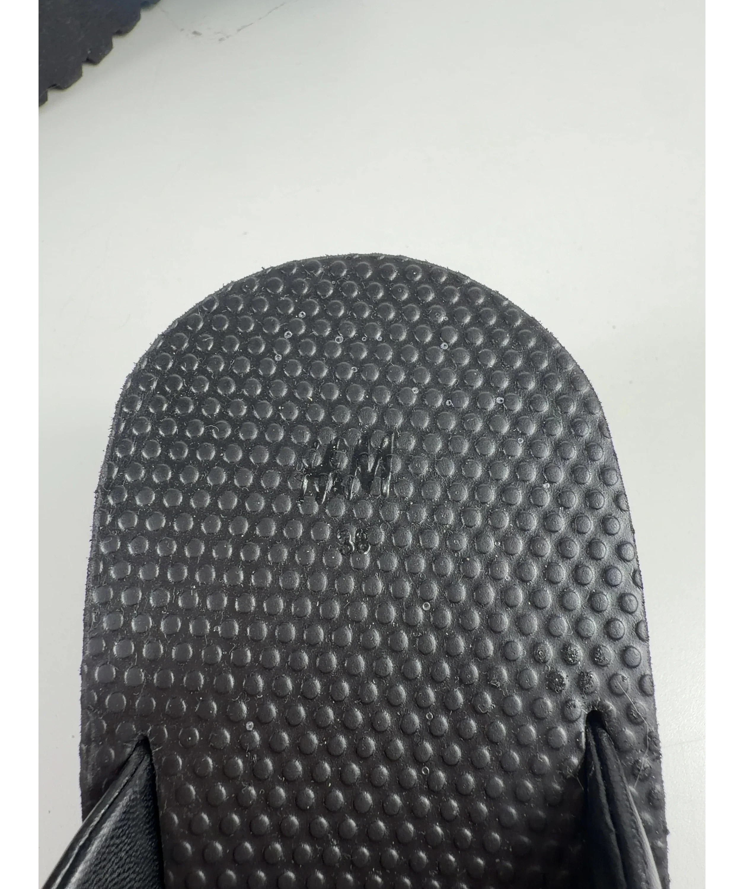 H&M Black Wedge-heeled flip-flops, size UK 5 EU 38 👠 — care label