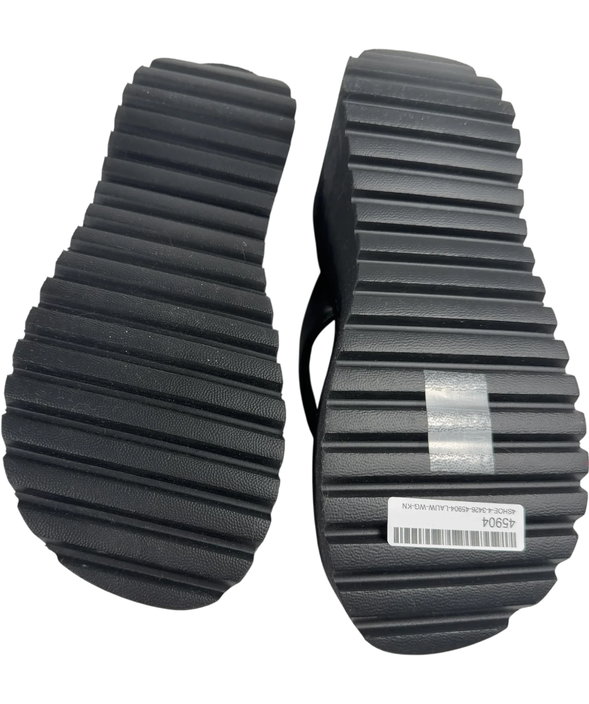 H&M Black Wedge-heeled Flip-flops UK 5 EU 38 — Sole