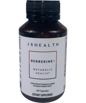 JSHealth Vitamins Berberine+ Metabolic Health White/brown 60 Capsules 60 Capsules