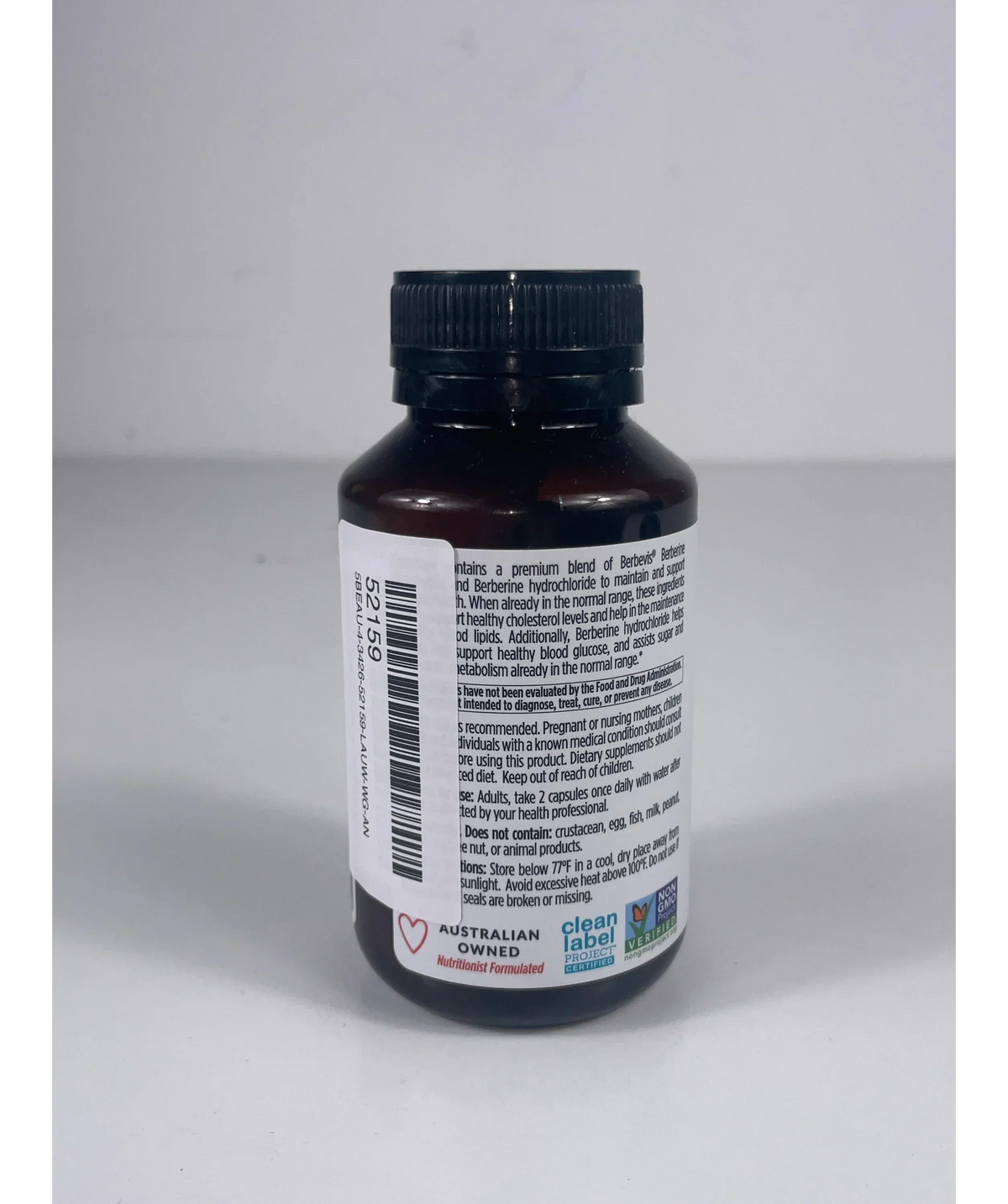 JSHealth Vitamins Berberine+ Metabolic Health White/Brown 60 Capsules, size 60 Capsules — detail