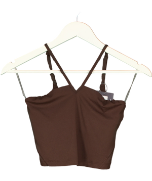 Lululemon Chocolate Brown Sports Bra UK S
