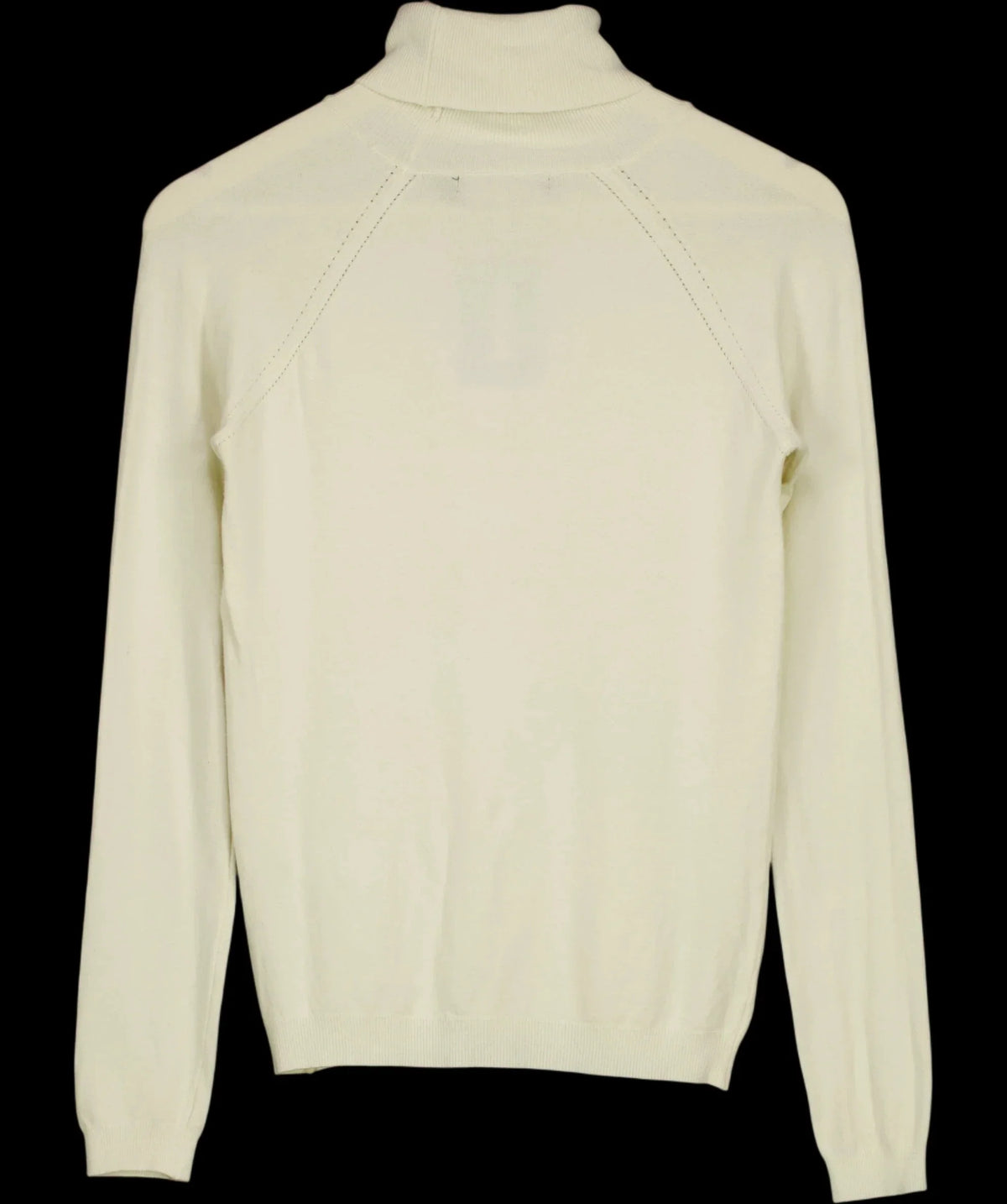 KAREN MILLEN Cream Essential Knit Roll Neck Jumper Cream, size UK XS/S — label