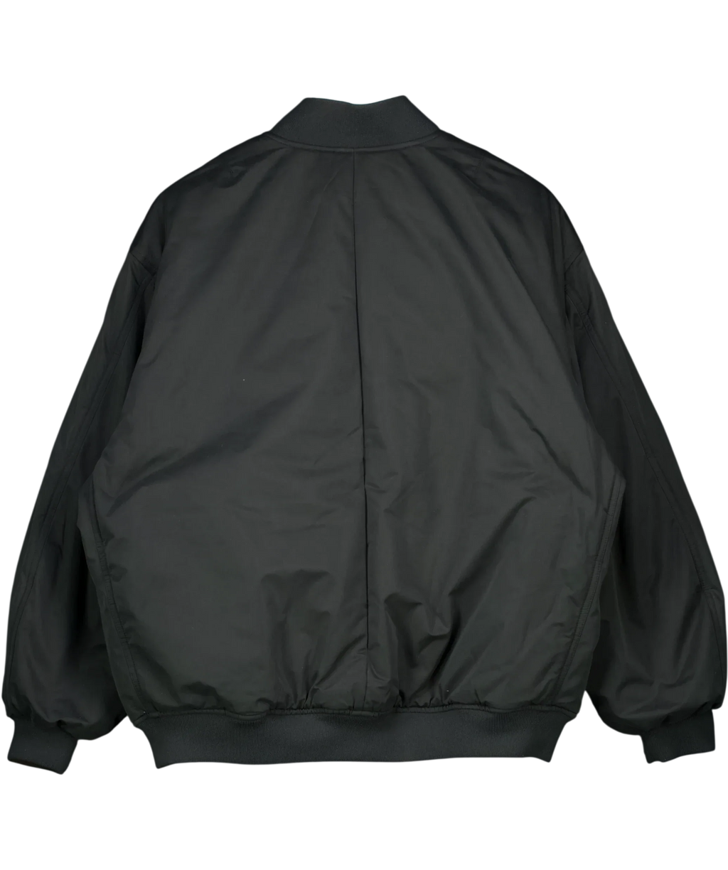 TALA Brown Reversible Oversized Bomber Jacket Black/Espresso, size UK S — back