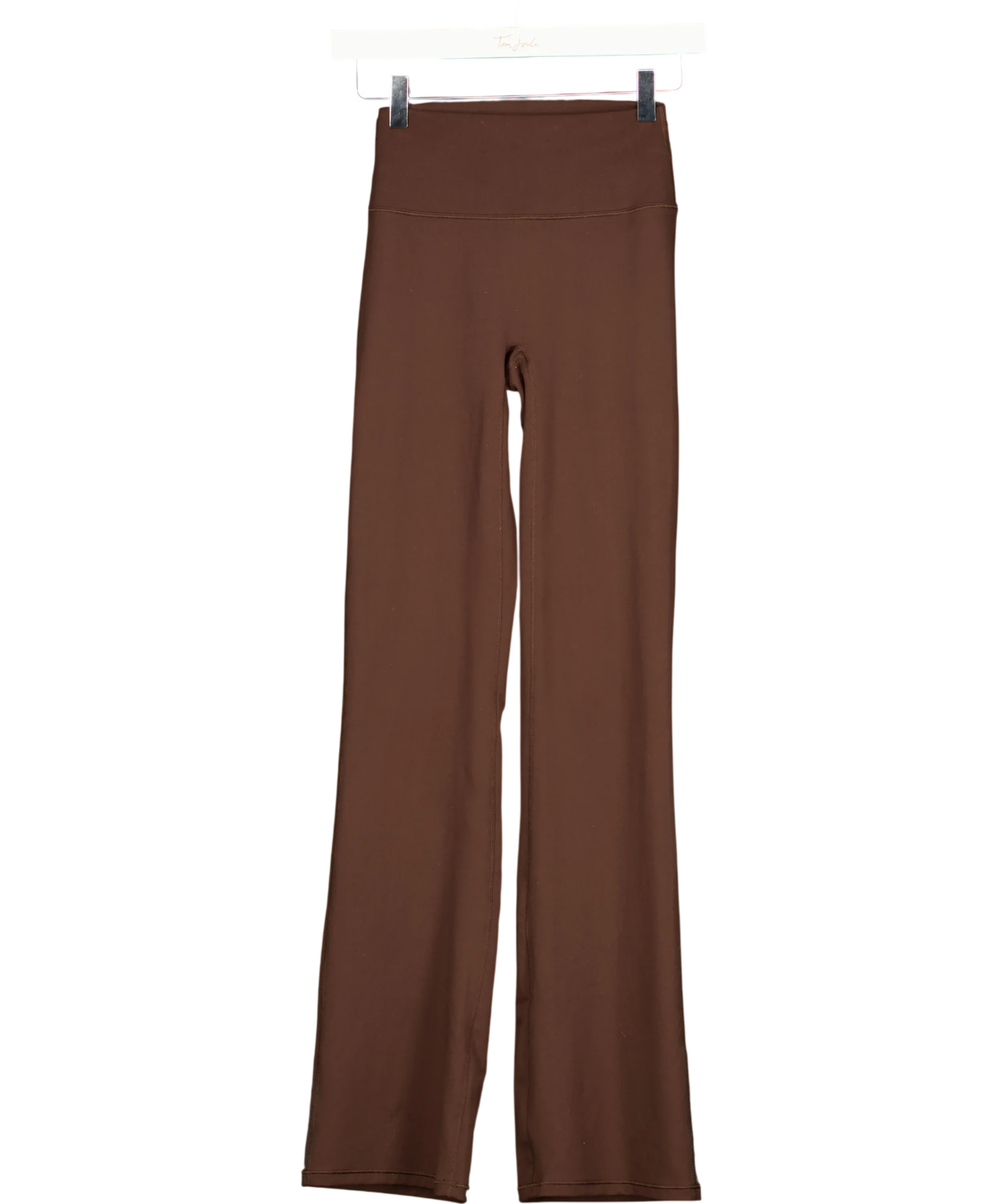 H&M Brown MOVE SoftMove Flared Yoga Leggings Warm Brown, size UK XS — front