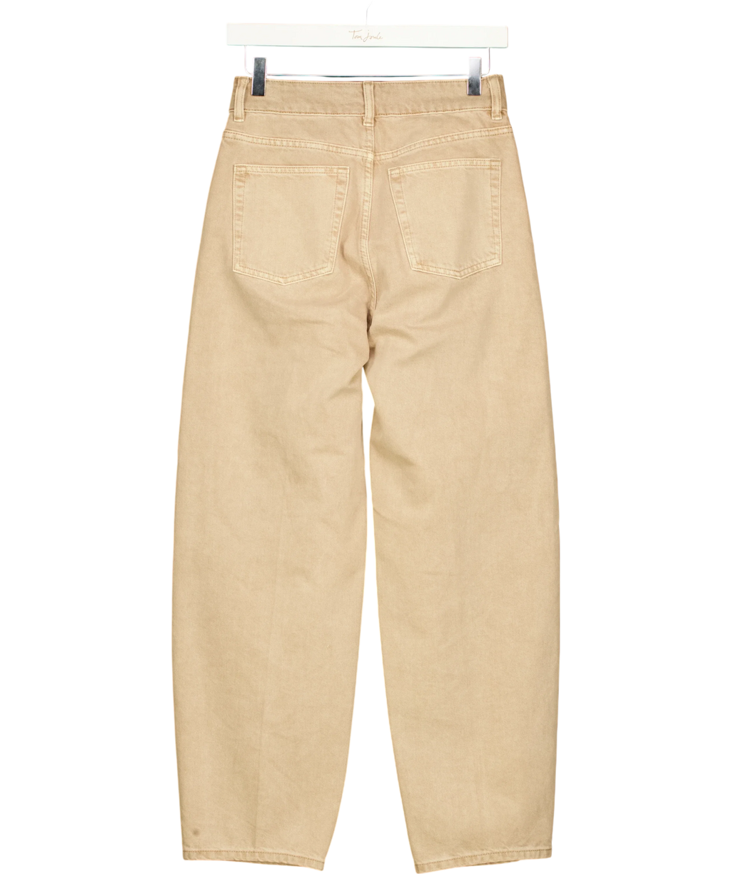 & OTHER STORIES Beige Tapered Barrel-Leg Jeans Beige EUR 34, size UK 6 — back