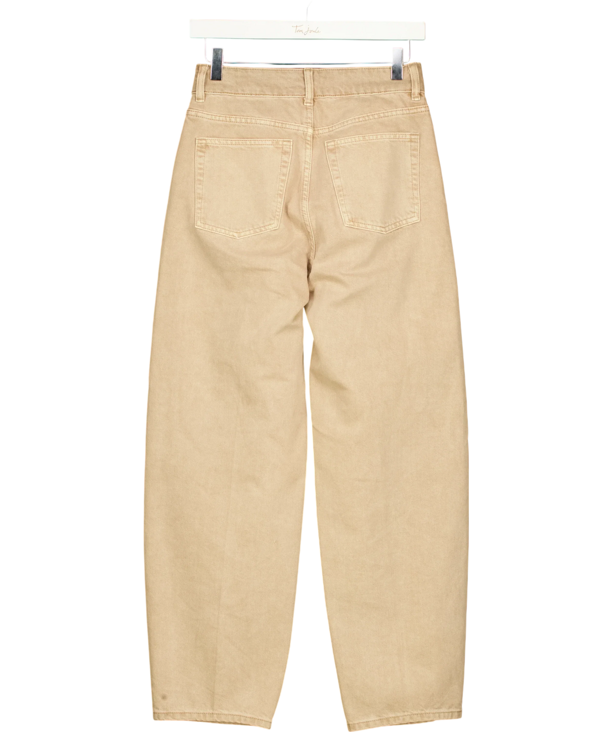 & OTHER STORIES Beige Tapered Barrel-Leg Jeans Beige EUR 34, size UK 6 — back
