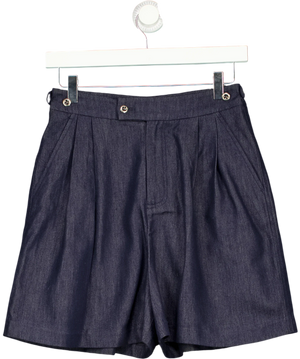 Fabrique Blue X Edward Crutchley Rebeka Lyocell Denim Shorts Indigo UK XS