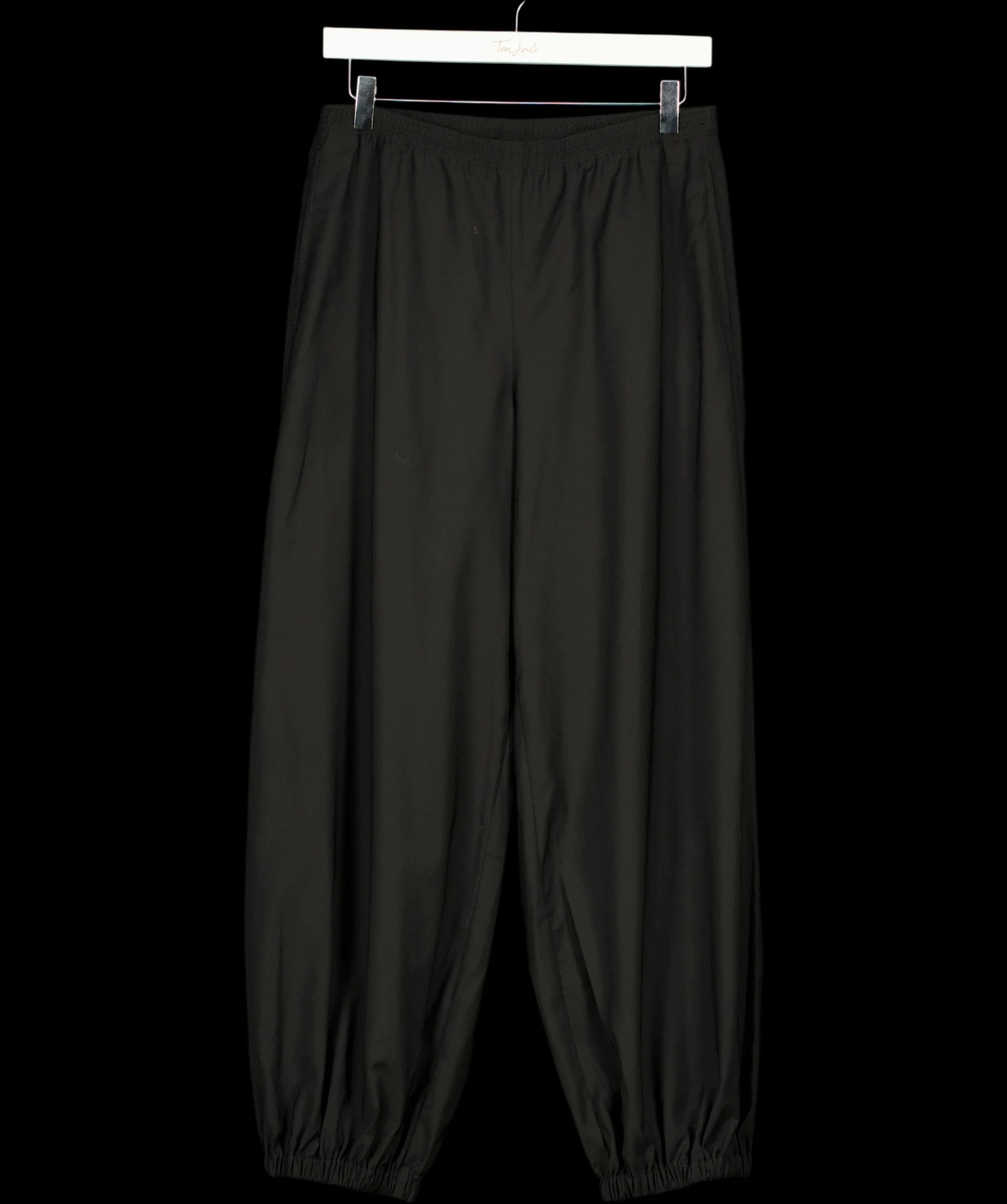 ARKET Black Barrel-Leg Trousers Black EUR 34, size UK 6 — detail