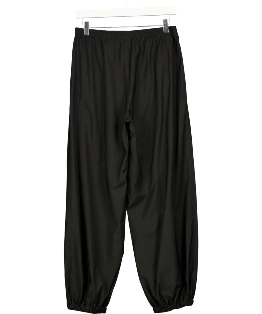 ARKET Black Barrel-Leg Trousers Black EUR 34, size UK 6 — back