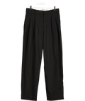 Weekday Black BLack zinc tailored loose fit trousers SZ34, size UK 6 — front