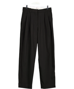 WEEKDAY Black Zinc Tailored Loose Fit Trousers Sz34 UK 6