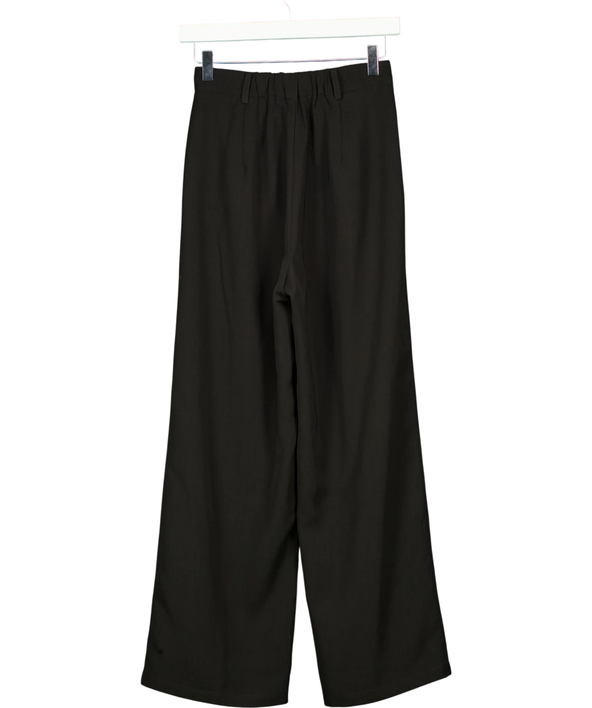 Petite Studio NYC Black Jane Pleated Wide Leg Trousers Black, size UK XS — back