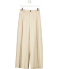 Fabrique Beige ESSENTIAL Solo Baggy Pants in Linen Style Blend, size UK XS — front