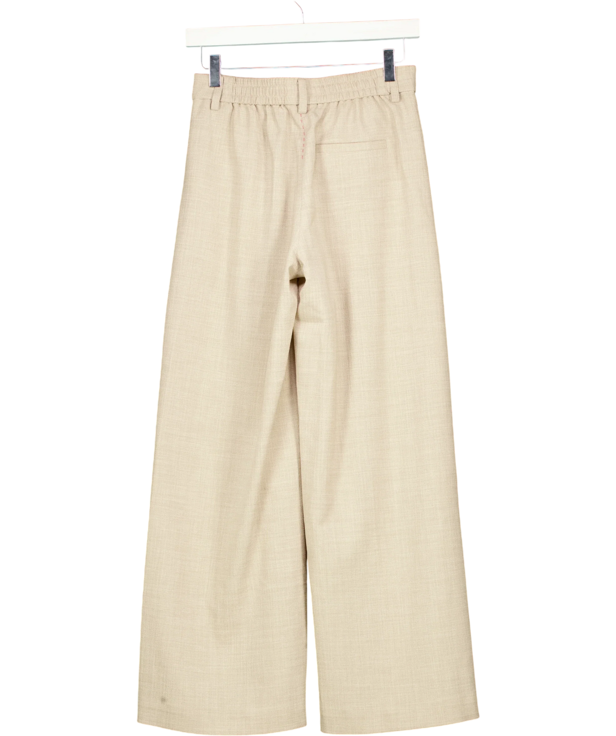 Fabrique Beige ESSENTIAL Solo Baggy Pants in Linen Style Blend, size UK XS — back