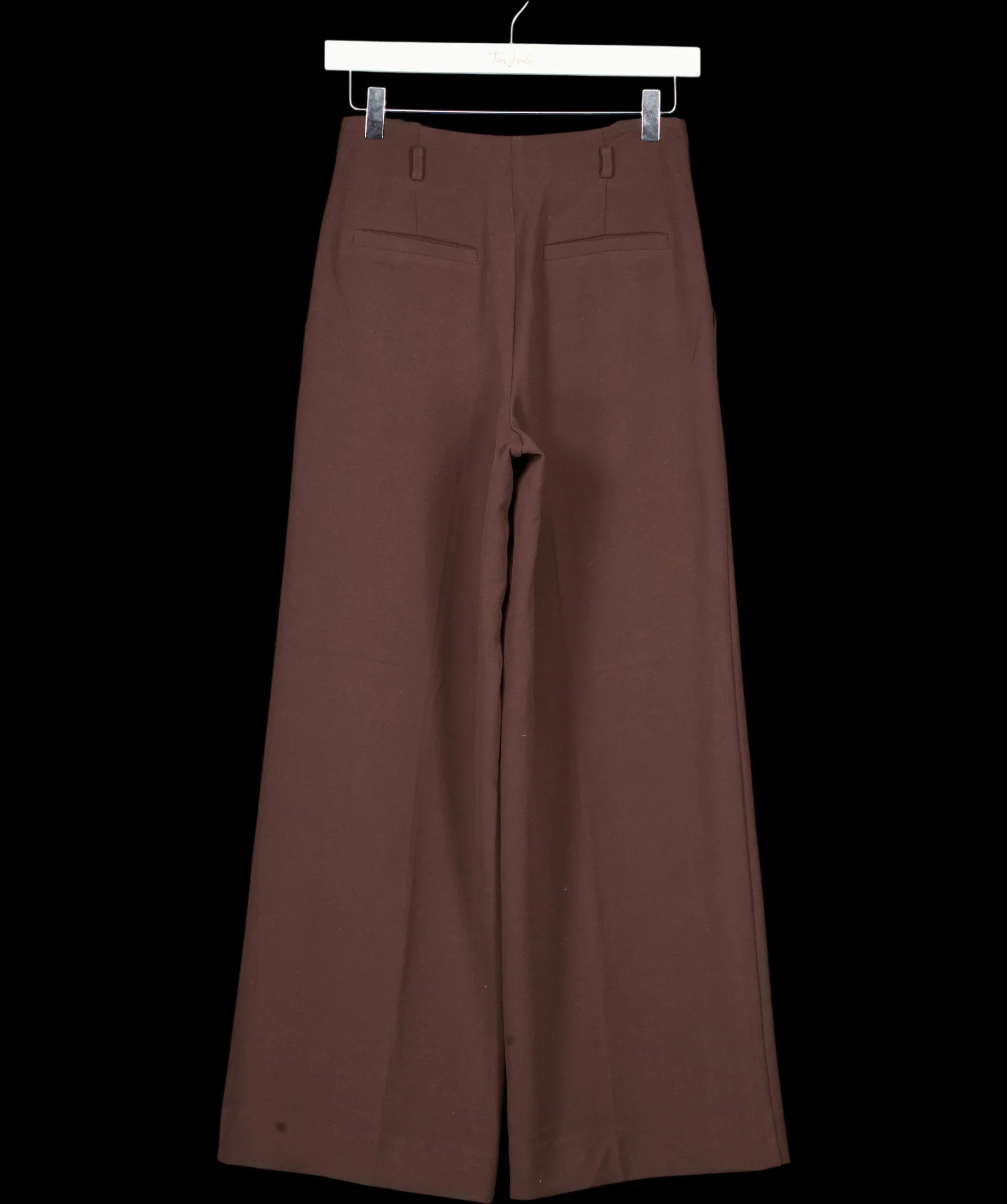 FOREVER NEW Brown Petite Wide Leg Trousers Chocolate, size UK 6 — label