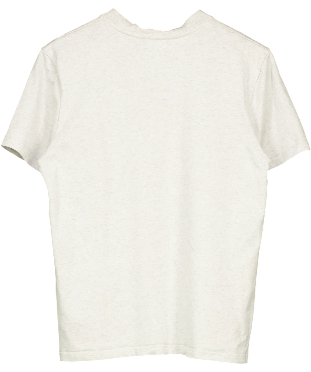Adanola Grey Sport Logo Oversized T-Shirt Light Grey Melange, size UK S — back