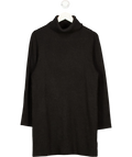& OTHER STORIES Black Turtleneck Knit Mini Dress Black, size UK XS — front