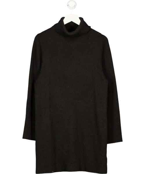 & OTHER STORIES Black Turtleneck Knit Mini Dress Black, size UK XS — front
